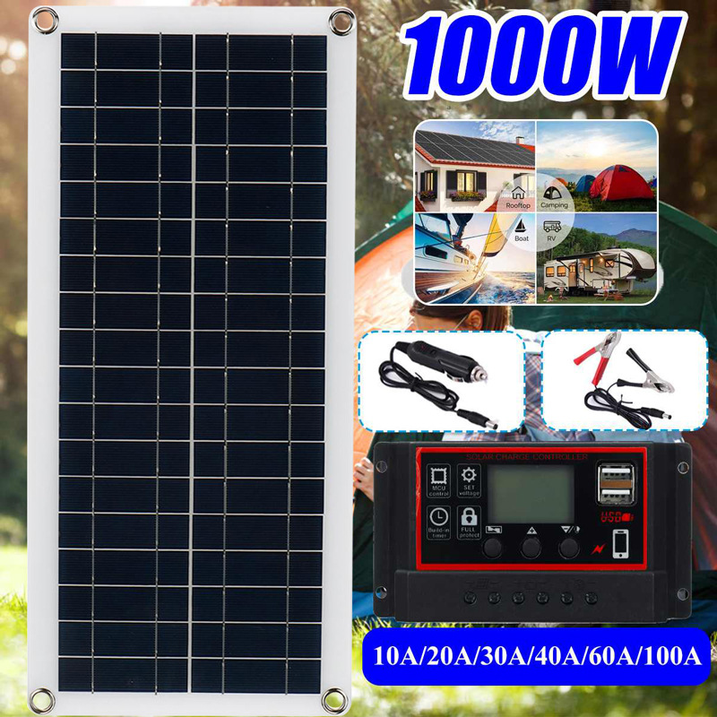 20W-1000W Solar Panels for Phone Car MP3 PAD Charger