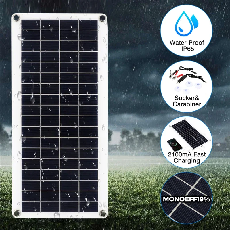300W Flexible Solar Panel Charger for Phone Car Yacht