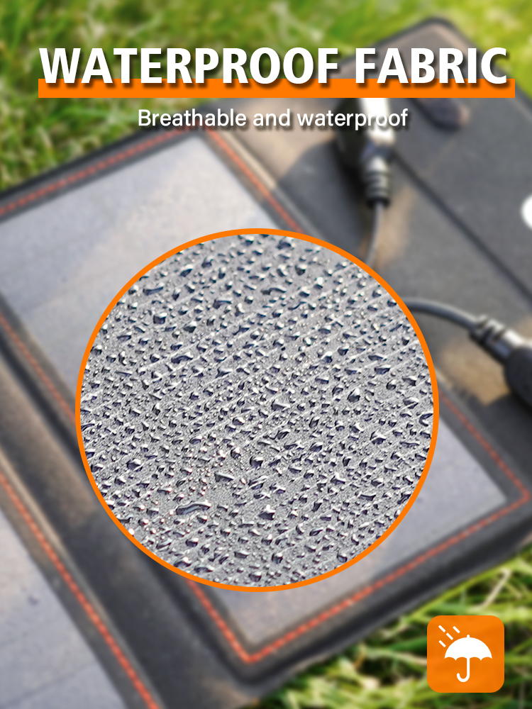 10W Flexible Solar Panel with 2 USB Ports