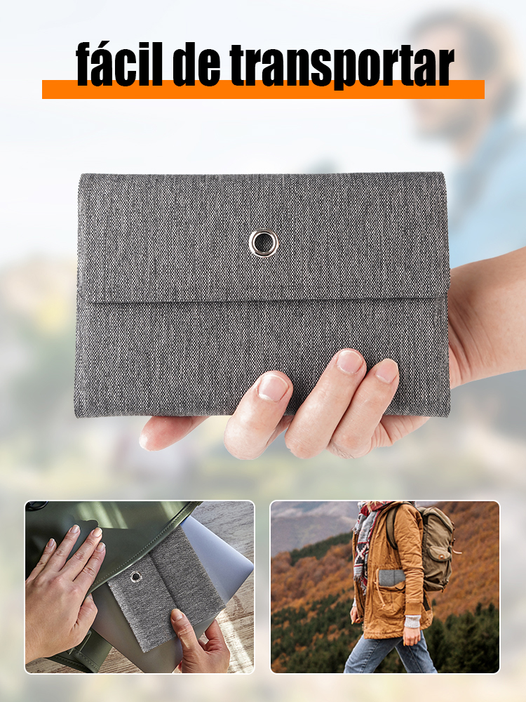 10W Flexible Solar Panel with 2 USB Ports