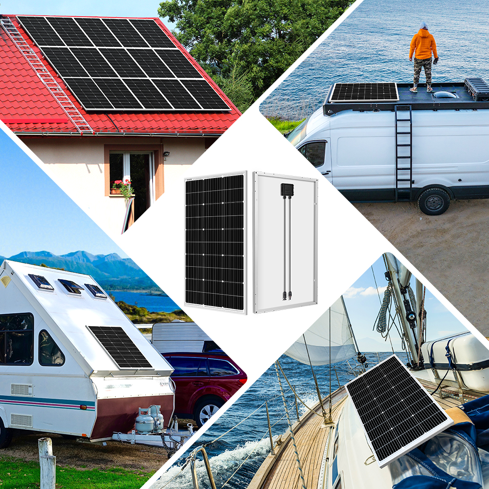 18V 100W 200W 400W Waterproof Solar Panel Set