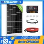 120W 12V Solar Panel Kit RV Camper