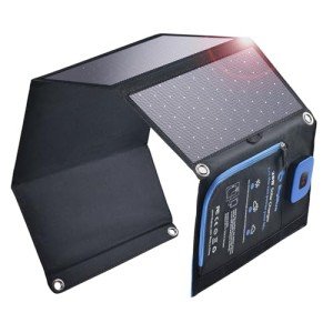BigBlue 28W Foldable Solar Charger SunPower Dual USB