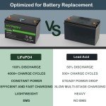 12.8V 100Ah LiFePO4 Battery for Solar RV
