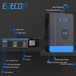 Solar Hybrid Inverters: 3KW 24V/240V Off Grid