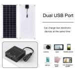 300W Solar Panel with Dual USB Charger and Controller