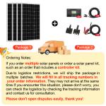 18V 100W 200W 400W Waterproof Solar Panel Set