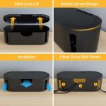 D-Line Cable Management Box for Home Office