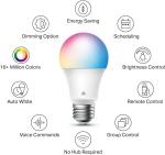 Kasa Smart WiFi Color Changing Light Bulbs, 2-Pack