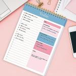 Productivity Planner with Tear-Off Sheets, 52 Pages
