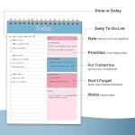 Productivity Planner with Tear-Off Sheets, 52 Pages