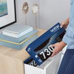 Brother TN730 Black Toner Cartridge, 1,200 Pages