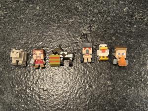 Minecraft Mini-Figure Set of 6 Characters