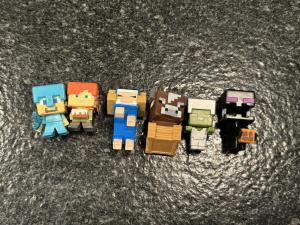 Minecraft Mini-Figure Set of 6 Characters