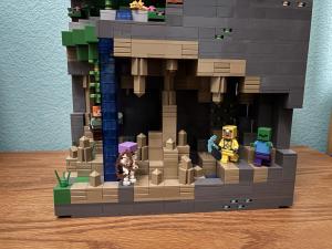 Minecraft Moc Set with Lights, Mobs & Minifigures