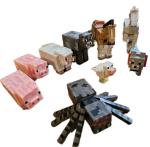 Minecraft Animal Figures and Block Accessories Set
