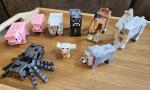 Minecraft Animal Figures and Block Accessories Set