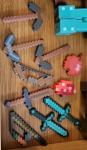 Minecraft Animal Figures and Block Accessories Set