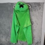 Minecraft Creeper Hooded Blanket for Kids