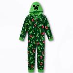 Minecraft Boys Creeper Pajamas Size 12-14