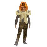 Kids Minecraft Halloween Hooded Jumpsuit - Husk