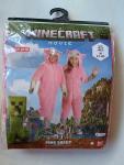 Minecraft Pink Sheep Costume for Kids Size M