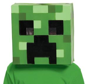 Minecraft Creeper Mask for Kids Halloween Costume