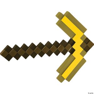 Minecraft Gold Pickaxe Costume Accessory prop
