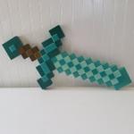 Minecraft Diamond Toy Sword for Cosplay Fun
