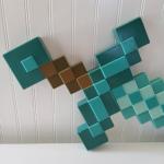 Minecraft Diamond Toy Sword for Cosplay Fun