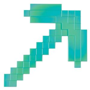 Minecraft Iridescent Diamond Chrome Pickaxe Costume Sword