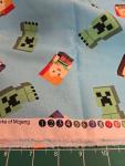 Minecraft Friends Xbox Cotton Fabric by the Yard
