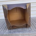 Minecraft Steve Cardboard Box Head Mask