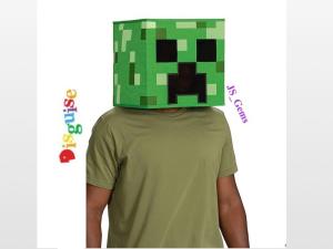 Minecraft Creeper Halloween Mask Costume Headpiece