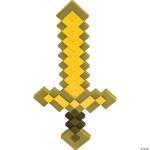 Minecraft Gold Sword Costume Prop, One Size