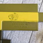 Minecraft Gold and Blue Diamond Pickaxe Set