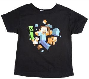 Minecraft Run Away! Kids T-Shirt