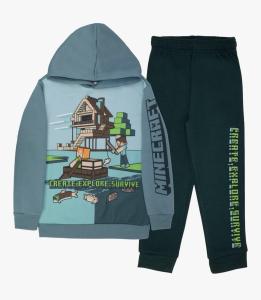 Minecraft Boys Fleece Hoodie and Jogger Set
