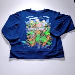 Minecraft Blue Character Long Sleeve Sweatshirt for Kids