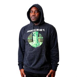 Minecraft Retro Creeper Hoodie for Adults