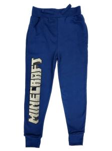 Minecraft Blue Spell Out Unisex Joggers for Kids