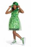 Minecraft Creeper Hooded Dress for Kids