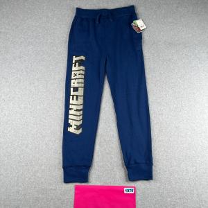 Royal Blue Minecraft Sweatpants for Kids