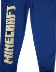 Minecraft Blue Spell Out Unisex Joggers for Kids