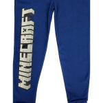 Minecraft Boys' Blue Jogger Sweatpants with Pockets