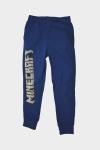 Minecraft Boys' Blue Jogger Sweatpants with Pockets