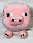 Minecraft Pink Pig Plush Toy - 6 Inches