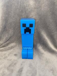 Light Blue Charged Creeper 11" Minecraft Figure
