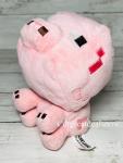 Minecraft Pink Pig Plush Toy - 6 Inches