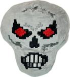 Minecraft Skull Plush Toy with Red Eyes